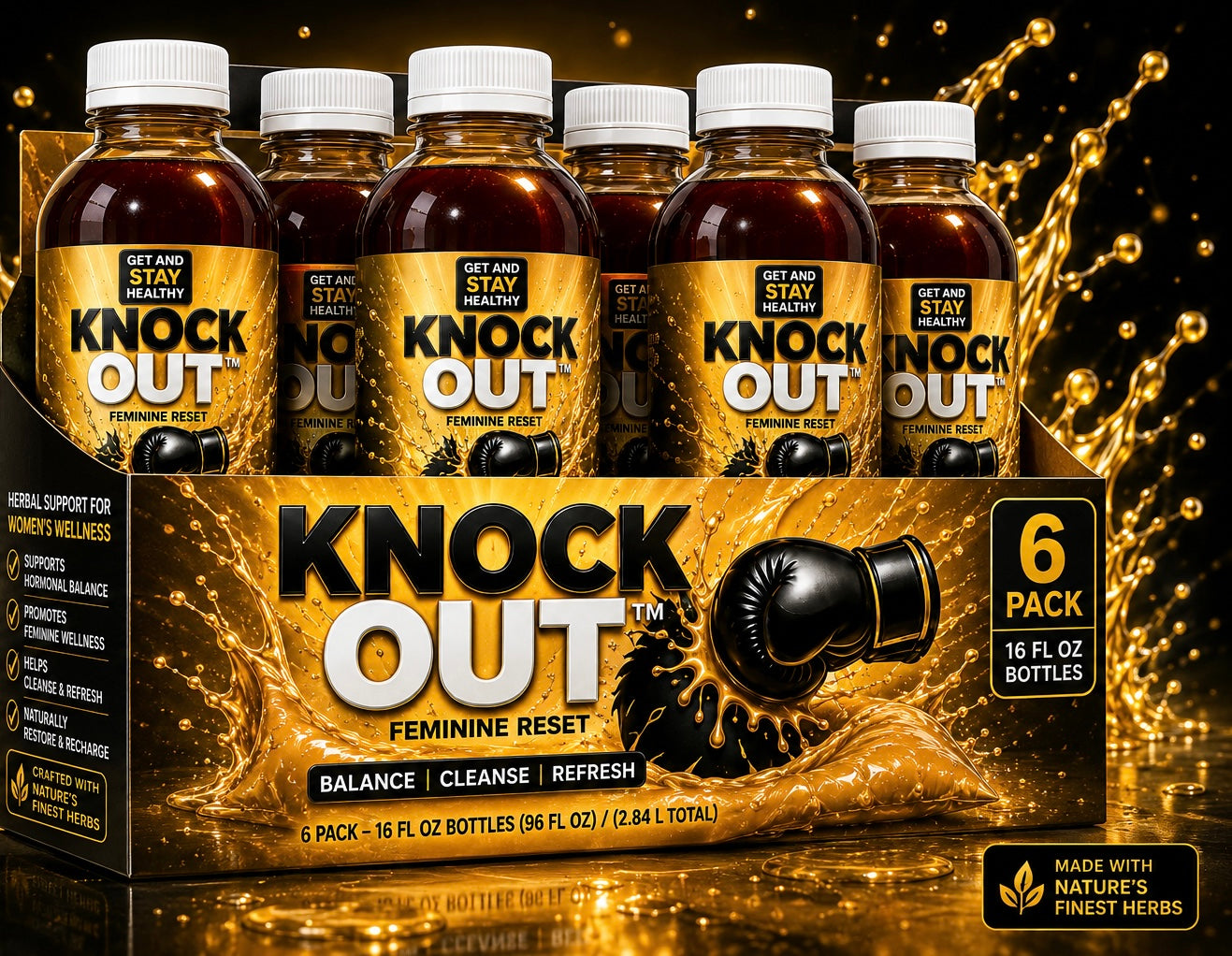 KNOCK OUT™ Feminine Reset — 6 Pack