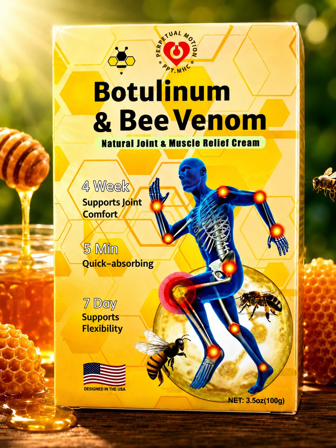 Botanical Relief Cream – Soothing Joint & Muscle Support with Bee Venom