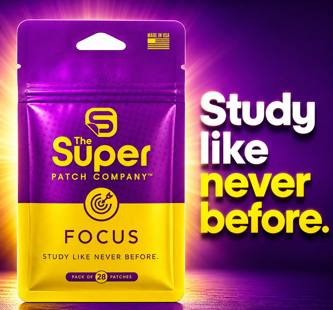 Focus Patch – Lock In or Fall Behind -  14 DAY SUPPLY