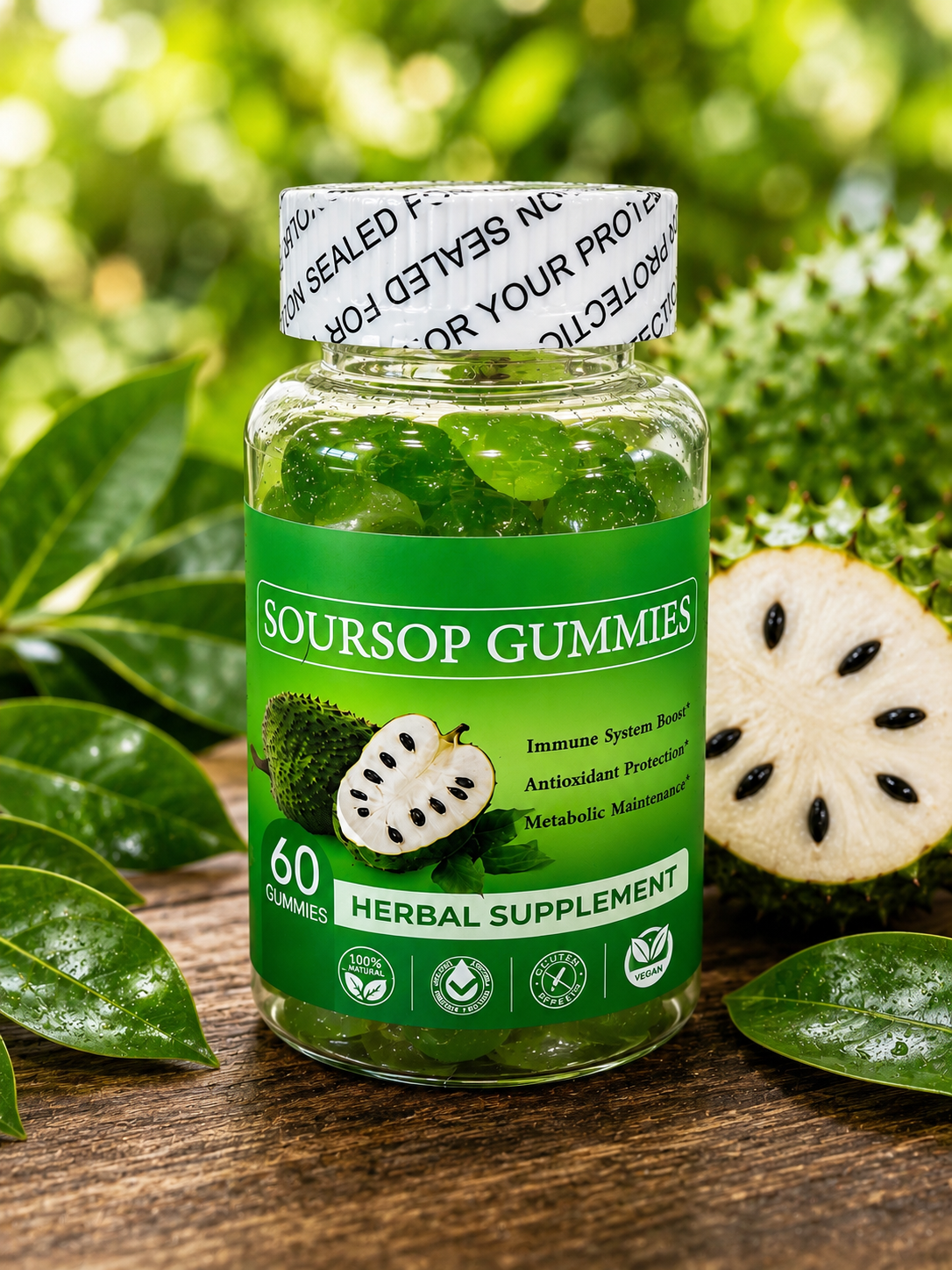 Soursop Gummies – 60 Count